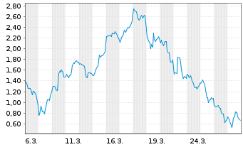 Chart Mini Future Long Micron - 1 Month