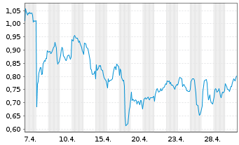 Chart Mini Future Long Shell - 1 Monat