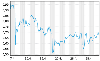 Chart Mini Future Long Shell - 1 Monat