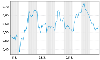 Chart Mini Future Long FinTech Group - 1 Monat