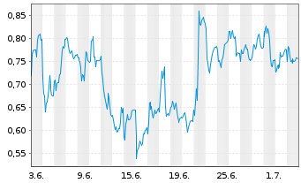 Chart Mini Future Short Puma - 1 Month