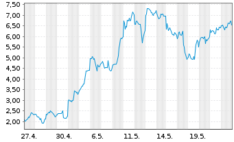 Chart Mini Future Long Micron - 1 Month