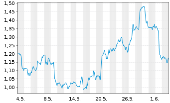 Chart Mini Future Long Nike - 1 Monat