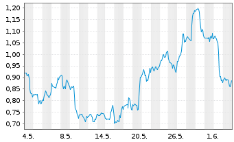 Chart Mini Future Long Nike - 1 Monat