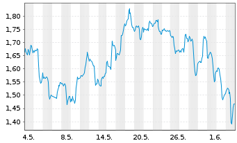 Chart Mini Future Long Visa - 1 Monat