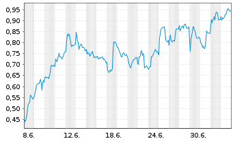 Chart Mini Future Long adidas - 1 Month