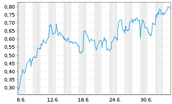 Chart Mini Future Long adidas - 1 Month