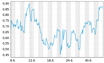 Chart Mini Future Long RWE - 1 Monat