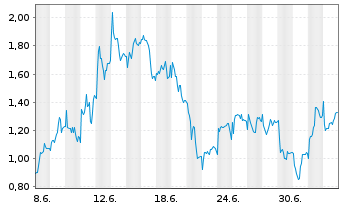 Chart Mini Future Long LVMH - 1 Monat