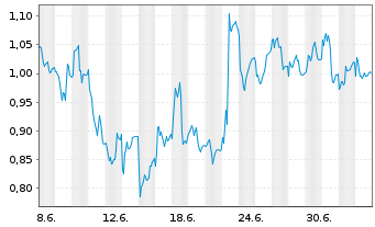 Chart Mini Future Short Puma - 1 Month