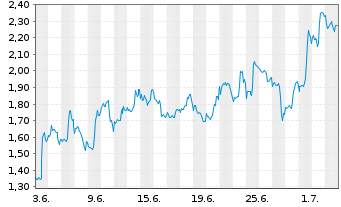 Chart Mini Future Long Linde - 1 Monat