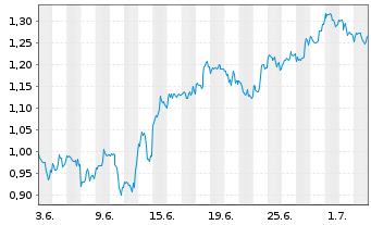 Chart Mini Future Short Chevron - 1 Monat