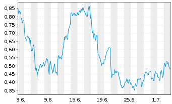 Chart Mini Future Long BHP - 1 Monat