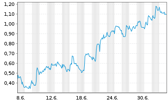 Chart Mini Future Long Novo-Nordisk - 1 Month