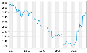 Chart Mini Future Long BYD - 1 Monat