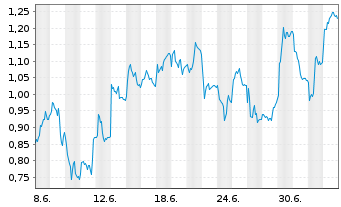 Chart Mini Future Long Siemens - 1 Month