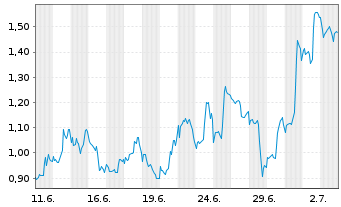 Chart Mini Future Long Linde - 1 Monat