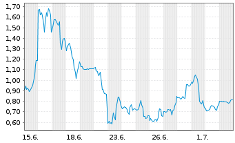 Chart Mini Future Long SPACE X - 1 Month