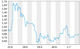 Chart Mini Future Long SPACE X - 1 Month