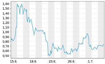Chart Mini Future Long SPACE X - 1 Month