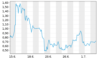 Chart Mini Future Long SPACE X - 1 Month