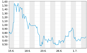 Chart Mini Future Long SPACE X - 1 Month