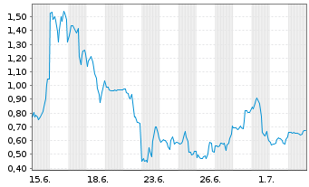 Chart Mini Future Long SPACE X - 1 Month