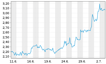 Chart Mini Future Long MasterCard - 1 Month