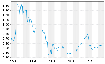 Chart Mini Future Long SPACE X - 1 Month