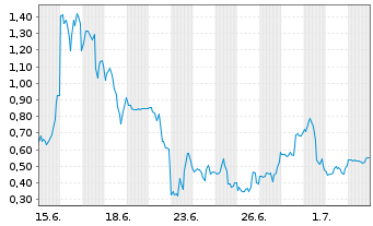 Chart Mini Future Long SPACE X - 1 Month