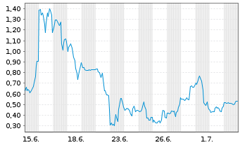 Chart Mini Future Long SPACE X - 1 Month