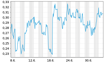 Chart Mini Future Long Evonik - 1 Month