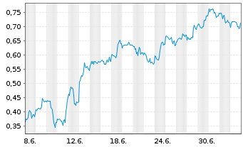 Chart Mini Future Short Chevron - 1 Monat
