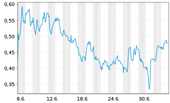 Chart Mini Future Long RTL Group - 1 Monat