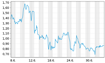 Chart Mini Future Long Petroleo Brasileiro - 1 Month