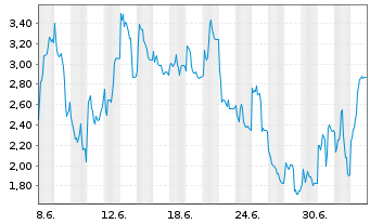 Chart Mini Future Long Siltronic - 1 Month