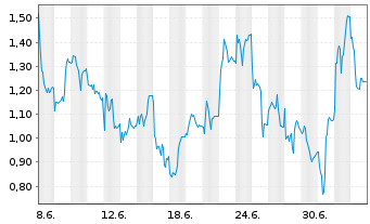 Chart Mini Future Short PVA TePla - 1 Month