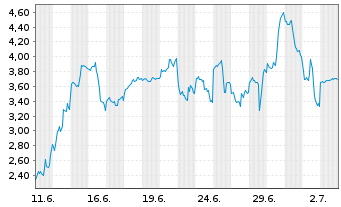 Chart Mini Future Long AMD - 1 Month