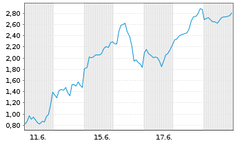 Chart Mini Future Long Micron - 1 Monat