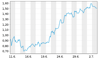 Chart Mini Future Short Oracle - 1 Month