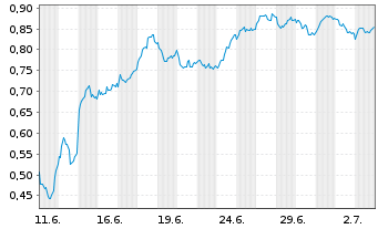 Chart Mini Future Short Shell - 1 Month