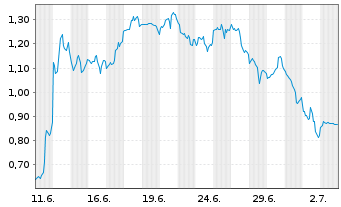 Chart Mini Future Short Adobe - 1 Month
