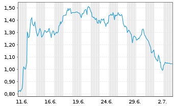 Chart Mini Future Short Adobe - 1 Month