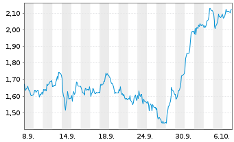 Chart Mini Future Short Bayer - 1 Monat