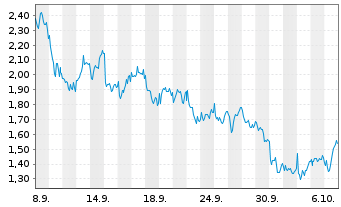 Chart Mini Future Long LVMH - 1 Monat