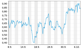 Chart Mini Future Short Porsche - 1 Month