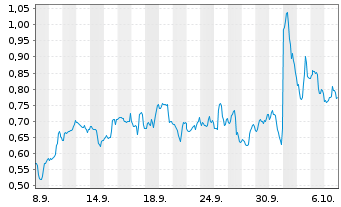 Chart Mini Future Short Nike - 1 Month