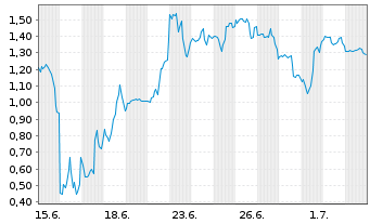 Chart Mini Future Short SPACE X - 1 Month