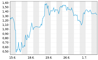 Chart Mini Future Short SPACE X - 1 Month