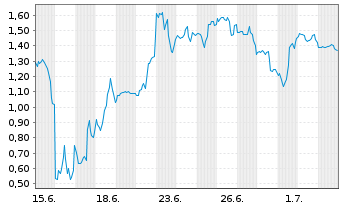 Chart Mini Future Short SPACE X - 1 Month